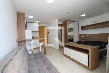 Sala de kitnet/studio para alugar com 1 quarto, 33m² em Norte (águas Claras), Brasília