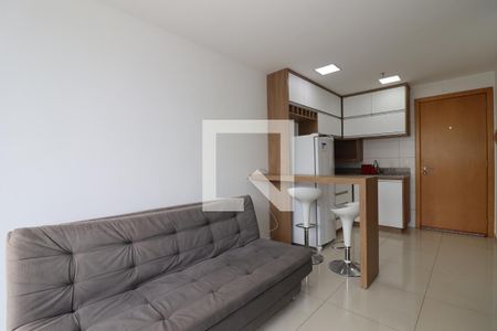 Sala de kitnet/studio para alugar com 1 quarto, 33m² em Norte (águas Claras), Brasília