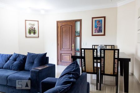 Sala de apartamento à venda com 4 quartos, 127m² em Vila Bastos, Santo André