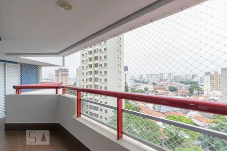 Varanda da Sala de apartamento à venda com 3 quartos, 133m² em Vila Assunção, Santo André