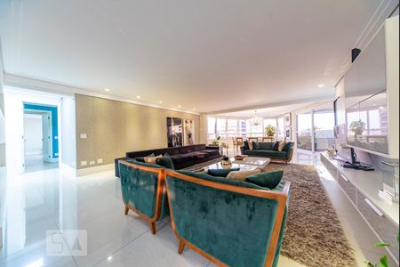 Sala de Estar  de apartamento à venda com 4 quartos, 275m² em Campestre, Santo André