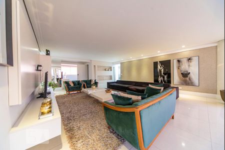 Sala de Estar  de apartamento à venda com 4 quartos, 275m² em Campestre, Santo André