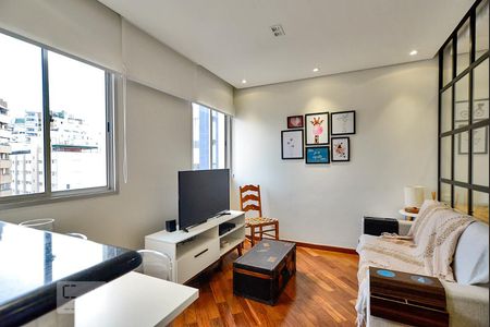 Sala de apartamento para alugar com 1 quarto, 43m² em Perdizes, São Paulo