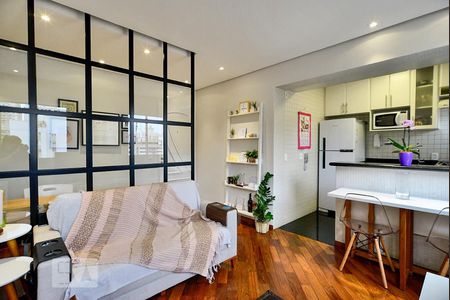 Sala de apartamento para alugar com 1 quarto, 43m² em Perdizes, São Paulo