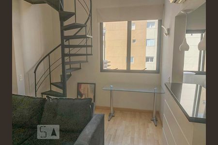 Sala de apartamento à venda com 1 quarto, 45m² em Vila Olímpia, São Paulo