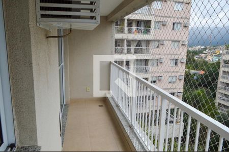 Varanda da Sala de apartamento à venda com 2 quartos, 84m² em Taquara, Rio de Janeiro