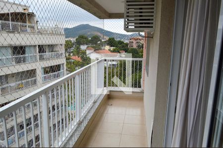 Varanda da Sala de apartamento para alugar com 2 quartos, 84m² em Taquara, Rio de Janeiro