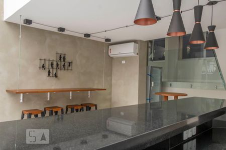 Salão de apartamento à venda com 1 quarto, 62m² em Vila Tramontano, São Paulo