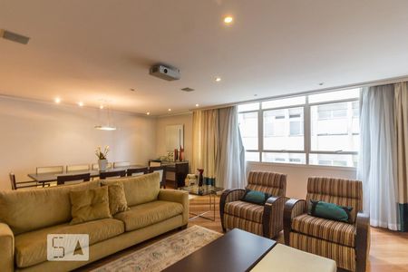 Sala de apartamento para alugar com 4 quartos, 200m² em Santa Cecilia, São Paulo