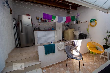 Area de serviço de casa à venda com 3 quartos, 140m² em Vila Guiomar, Santo André