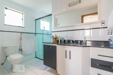 Banheiro da Suíte de apartamento à venda com 3 quartos, 94m² em Vila Leopoldina, Santo André