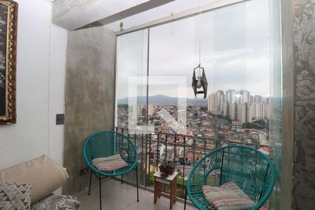 Varanda da Sala de apartamento para alugar com 2 quartos, 65m² em Vila Celeste, São Paulo