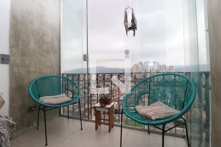 Varanda da Sala de apartamento para alugar com 2 quartos, 65m² em Vila Celeste, São Paulo