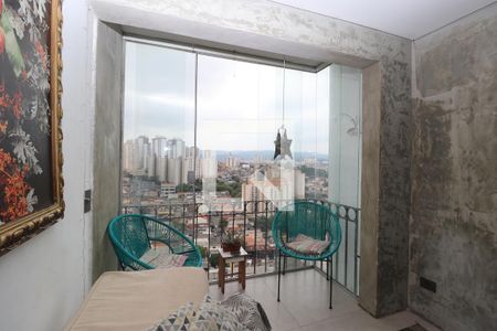 Varanda da Sala de apartamento para alugar com 2 quartos, 65m² em Vila Celeste, São Paulo