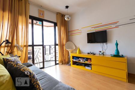 Sala de apartamento à venda com 1 quarto, 42m² em Jardim Paulista, São Paulo