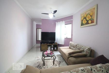 Sala de apartamento à venda com 3 quartos, 70m² em Vila Homero Thon, Santo André