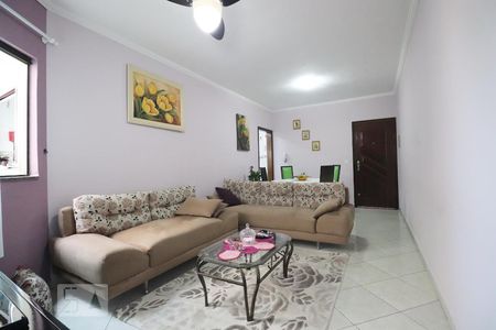 Sala de apartamento à venda com 3 quartos, 70m² em Vila Homero Thon, Santo André