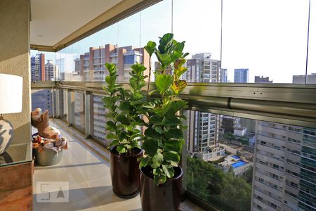 Varanda de apartamento para alugar com 3 quartos, 212m² em Vila Suzana, São Paulo