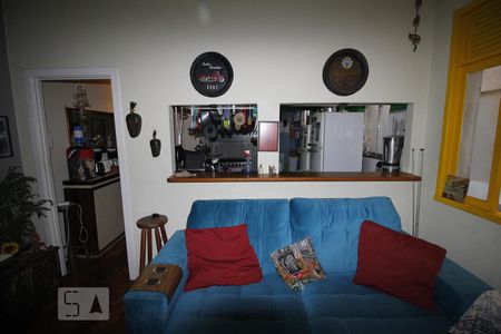 Sala de apartamento à venda com 2 quartos, 75m² em Laranjeiras, Rio de Janeiro