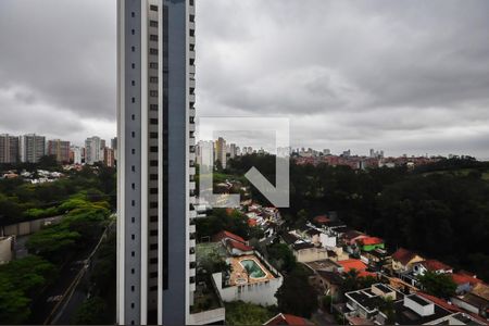 Vista Varanda Sala de apartamento para alugar com 1 quarto, 40m² em Paraíso do Morumbi, São Paulo