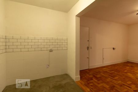 cozinha de apartamento à venda com 1 quarto, 46m² em Bom Fim, Porto Alegre