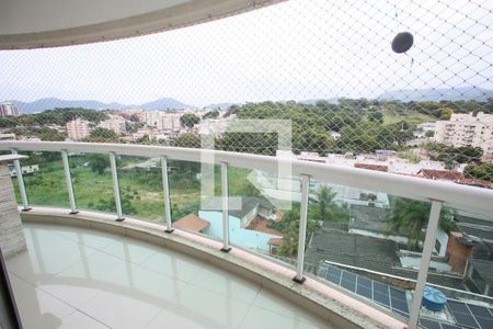 Varanda da Sala de apartamento para alugar com 3 quartos, 85m² em Pechincha, Rio de Janeiro