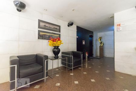 Hall de Entrada de apartamento para alugar com 1 quarto, 50m² em Botafogo, Rio de Janeiro