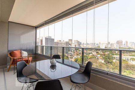 Varanda de apartamento para alugar com 1 quarto, 46m² em Pinheiros, São Paulo