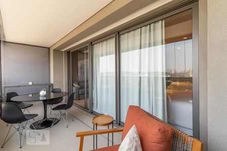 Varanda de apartamento para alugar com 1 quarto, 46m² em Pinheiros, São Paulo