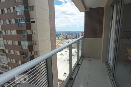 Varanda da Sala de apartamento para alugar com 1 quarto, 44m² em Norte (águas Claras), Brasília