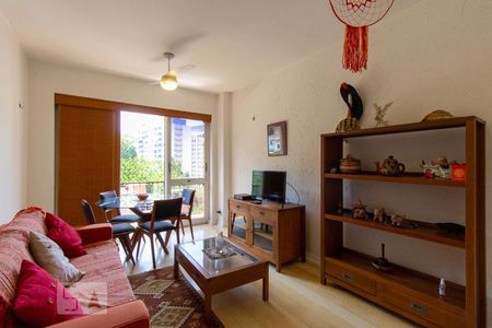 Sala de apartamento à venda com 1 quarto, 57m² em Humaitá, Rio de Janeiro
