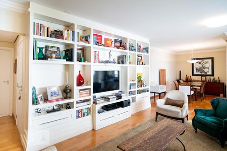 Sala de apartamento para alugar com 4 quartos, 180m² em Cidade Monções, São Paulo