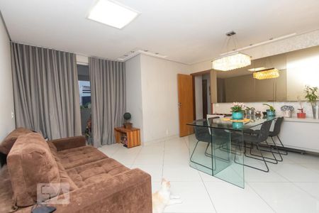 Sala de apartamento à venda com 3 quartos, 90m² em Palmares, Belo Horizonte