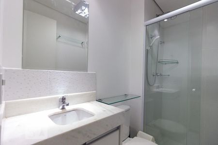 Banheiro de kitnet/studio para alugar com 1 quarto, 26m² em Bethaville I, Barueri