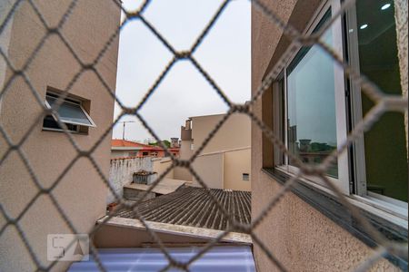 Vista da Sala de apartamento à venda com 2 quartos, 49m² em Vila Scarpelli, Santo André