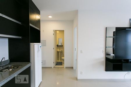 Sala e Cozinha de apartamento para alugar com 1 quarto, 40m² em Tatuapé, São Paulo