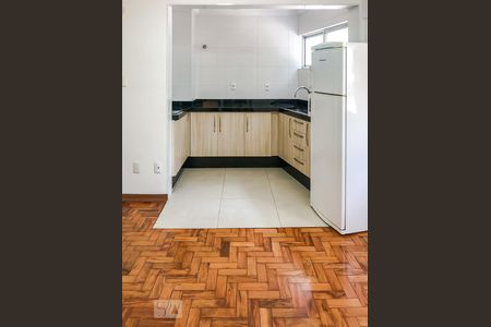 Sala/Cozinha de apartamento à venda com 1 quarto, 45m² em Centro, São Paulo