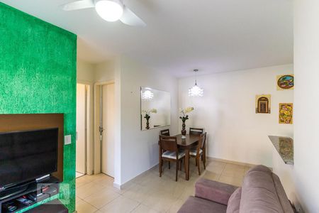 Sala de apartamento à venda com 2 quartos, 55m² em Vila Industrial, Campinas