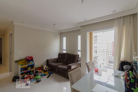 Sala de apartamento para alugar com 2 quartos, 54m² em Vila Valparaíso, Santo André