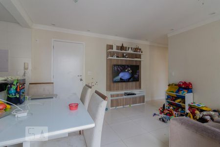 Sala de apartamento para alugar com 2 quartos, 54m² em Vila Valparaíso, Santo André