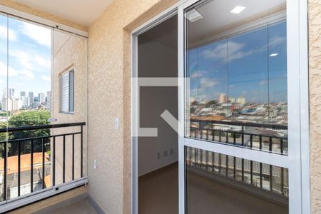 Varanda da Sala de apartamento para alugar com 1 quarto, 46m² em Vila Basileia, São Paulo