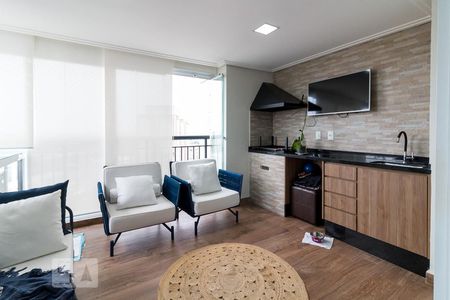 Varanda gourmet de apartamento à venda com 3 quartos, 100m² em Jardim Flor da Montanha, Guarulhos