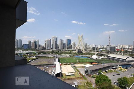 Vista da Suíte  de apartamento à venda com 1 quarto, 50m² em Vila Tramontano, São Paulo