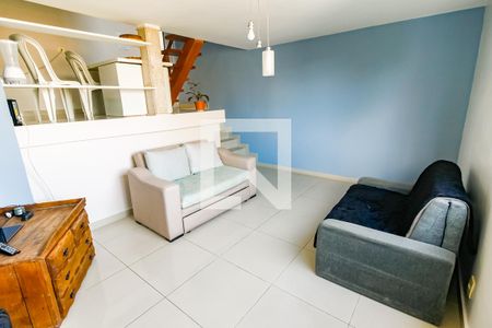 Sala de apartamento à venda com 1 quarto, 50m² em Vila Tramontano, São Paulo