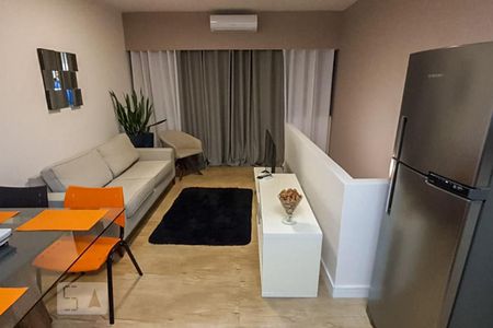 Sala de apartamento à venda com 1 quarto, 50m² em Bethaville I, Barueri