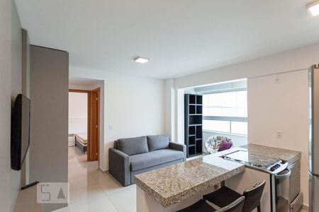 Sala/Cozinha de apartamento para alugar com 1 quarto, 42m² em Centro, Belo Horizonte