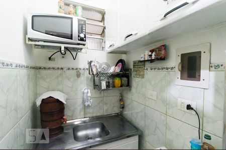 Cozinha de apartamento à venda com 1 quarto, 31m² em Campos Elíseos, São Paulo