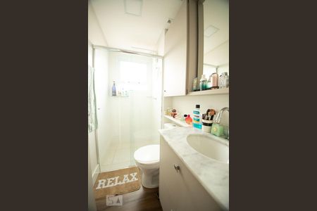 BANHEIRO de apartamento à venda com 2 quartos, 56m² em Vila Satúrnia, Campinas