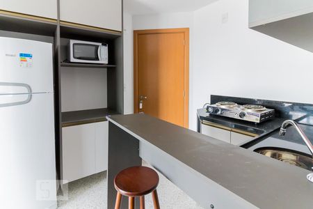 Sala/Cozinha de kitnet/studio para alugar com 1 quarto, 31m² em Centro, Guarulhos