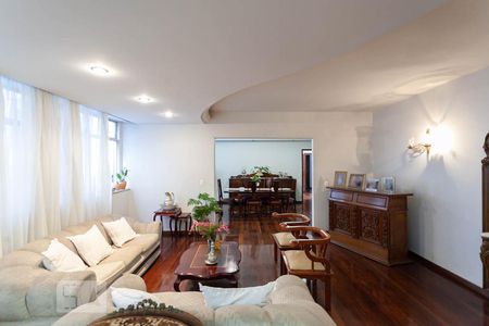 Sala de apartamento à venda com 4 quartos, 321m² em Santo Antônio, Belo Horizonte